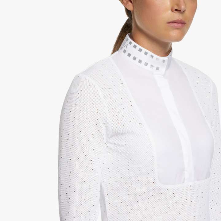 Polo ml cavalleria micro sequins