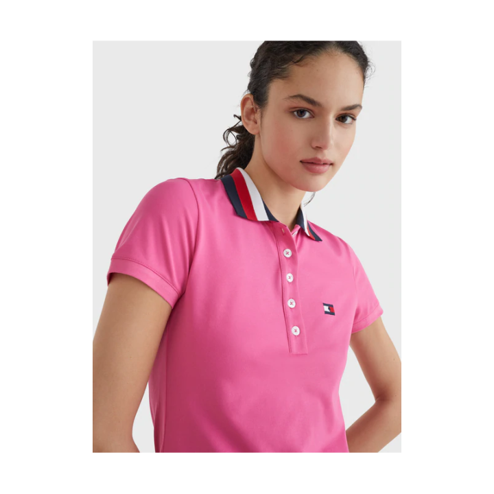 Polo style mc femme