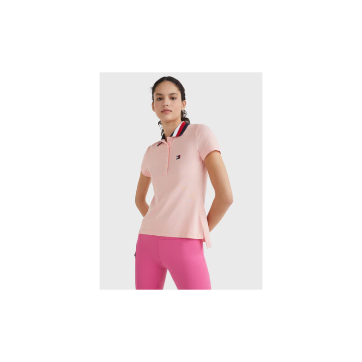 Polo style mc femme