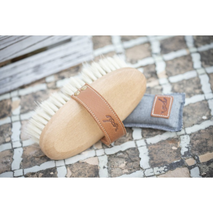 Brosse penelope douce sangle cuir pm