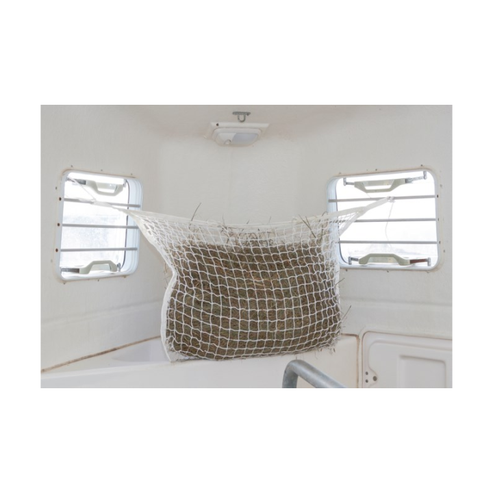 Filet a foin maille 3x3cm 90x60cm blanc