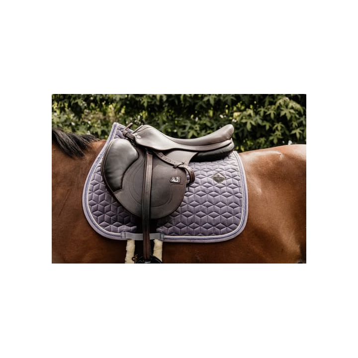 Tapis de selle velvet jumping violet