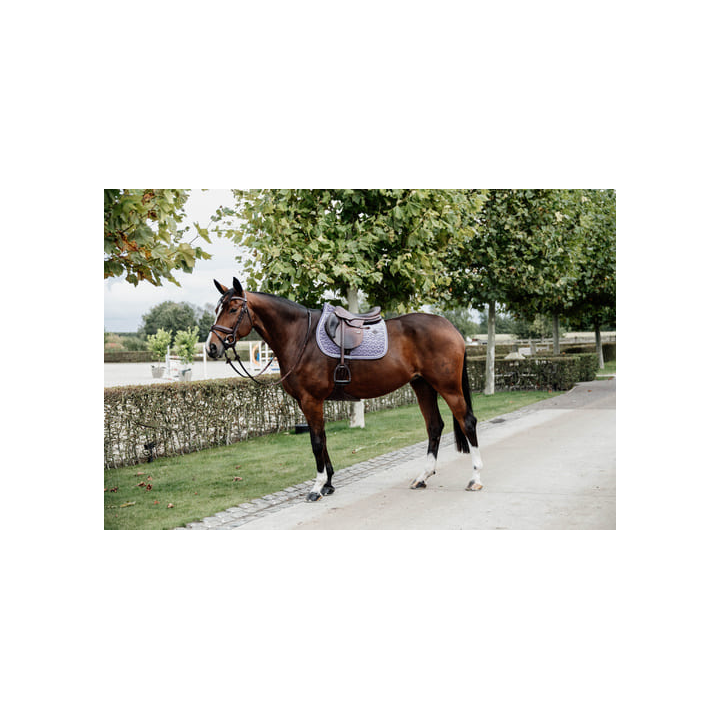 Tapis de selle velvet jumping violet