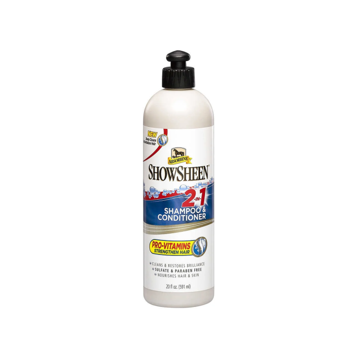 Shampoing 2 en 1 showsheen absorbine 591ml