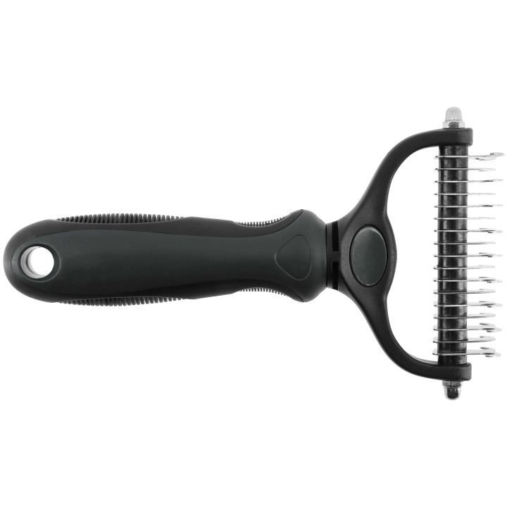 Peigne à mue 17 et 9 dents Hippotonic pour cheval