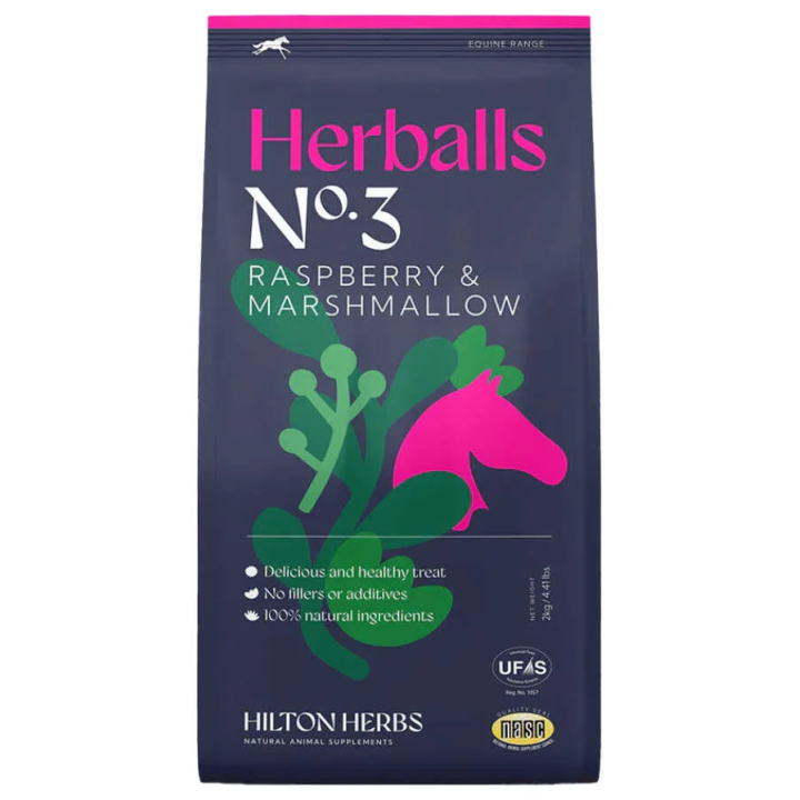 Recompenses herballs hilton herbs framboises guimauve 2kg pour cheval