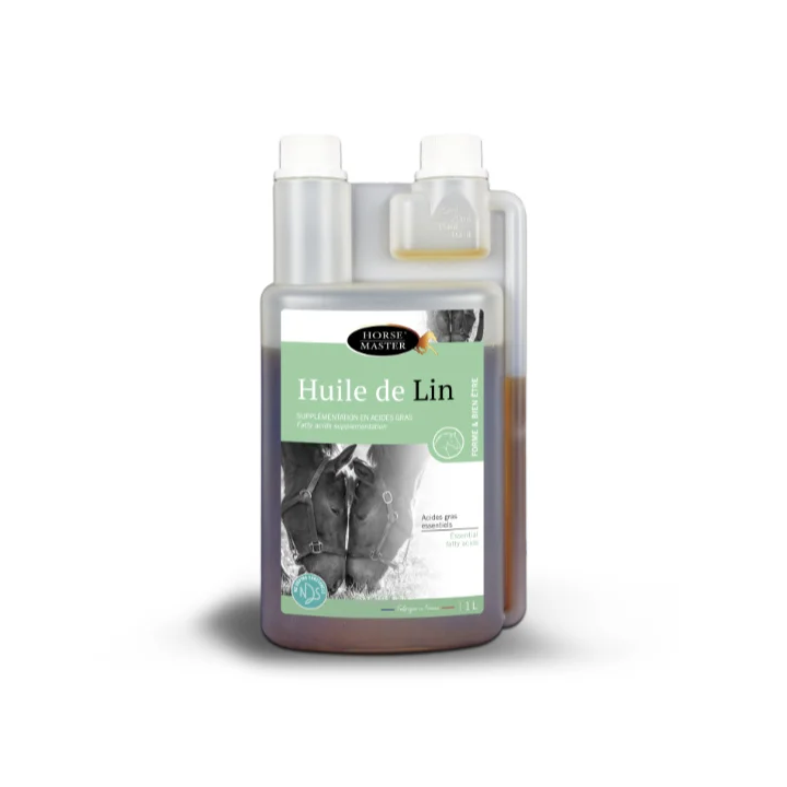 Huile de lin 1l Horse Master pour cheval