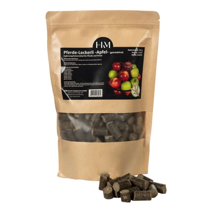 Bonbons sans céréales HKM pomme 750 g