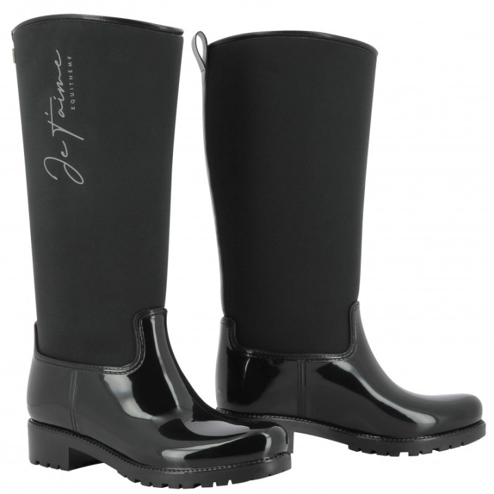 Bottes de pluie je t'aime EQUI-THEME pour cavalier