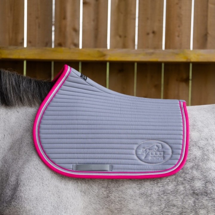TAPIS JUMPAD BALTHAZAR GRIS / FUCHSIA