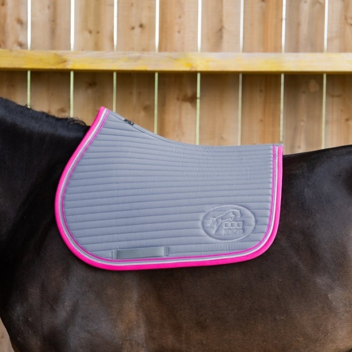 TAPIS JUMPAD BALTHAZAR GRIS / FUCHSIA
