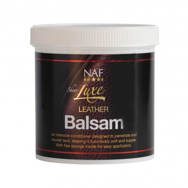 Baume pour cuir NAF Luxe 400g pour cheval et équipements de sellerie