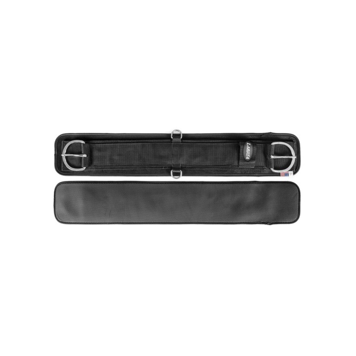 Sangle western neoprene lakota noir pour selle américaine