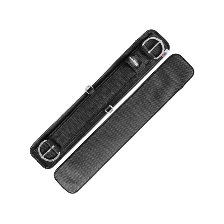 Sangle western neoprene lakota noir pour selle américaine