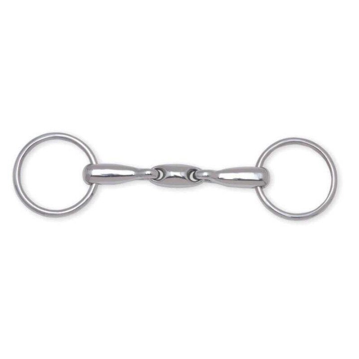 Mors de bride double brisure metalab 16mm