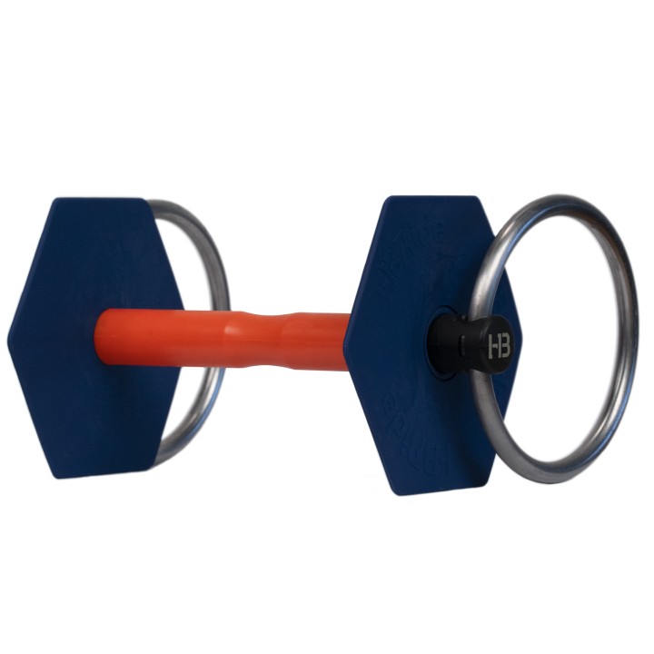 Mors a  anneaux i-bride soft flex- orange
