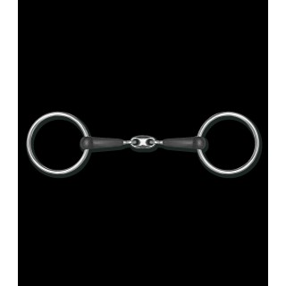 Mors en caoutchouc double brisure