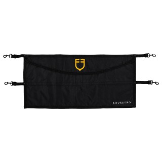 Porte de box toile equestro noir