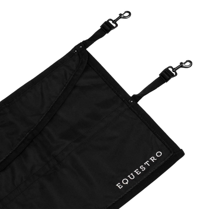 Porte de box toile equestro noir