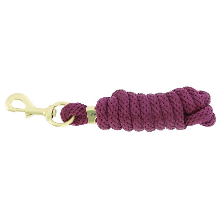 Longe EQUI-THEME 2,40 m : nylon & mousqueton tournant