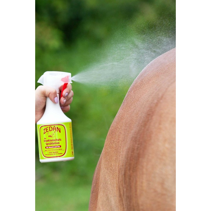 Zedan spray anti-insectes naturel pour cheval