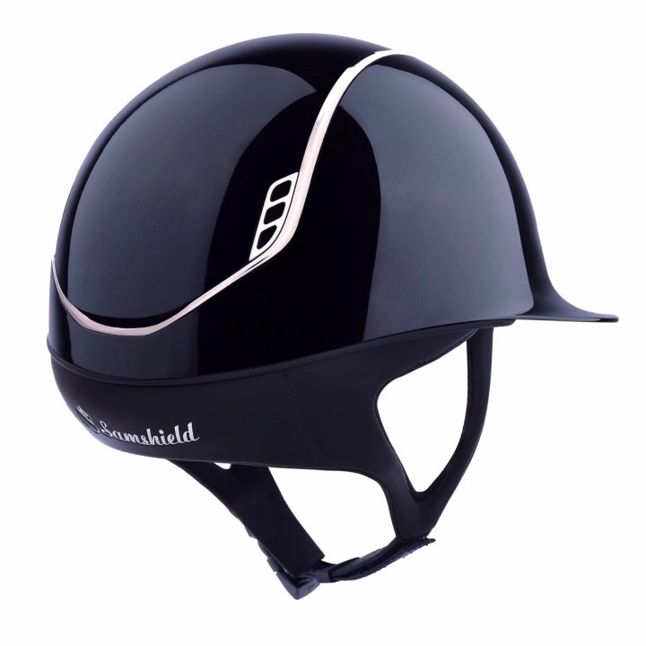 Casque Samshield 2.0 shadow glossy avec mousse pour équitation