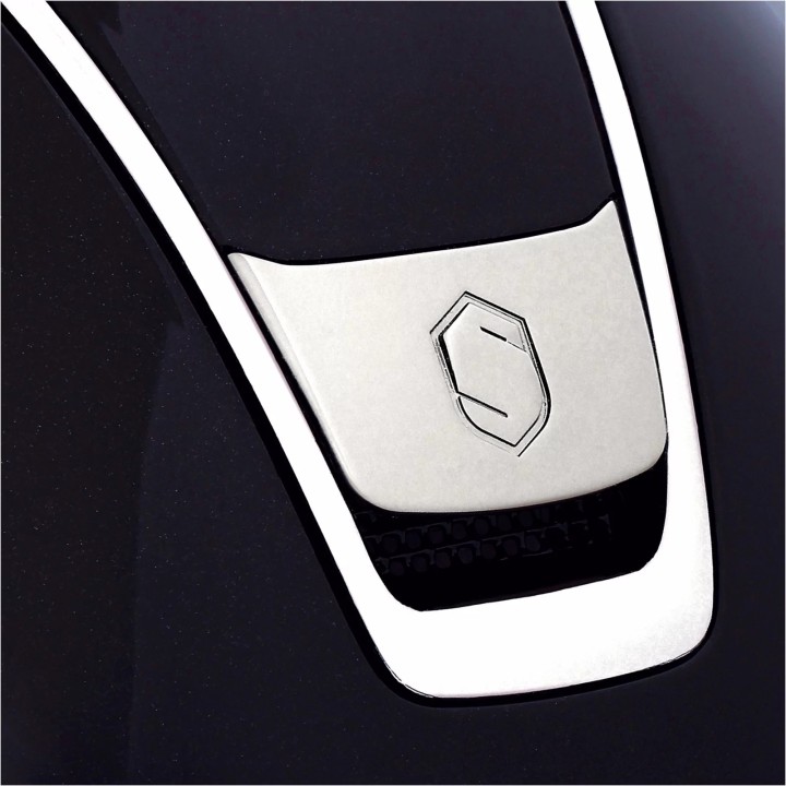 Casque Samshield 2.0 shadow glossy avec mousse pour équitation