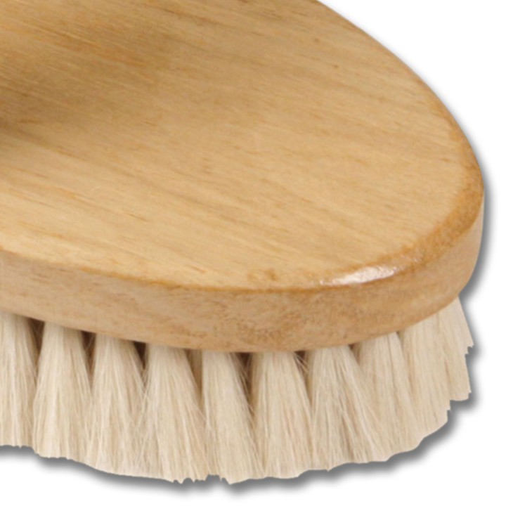 Brosse reluisante douce PM en poils de chèvre