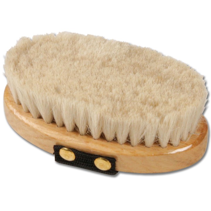 Brosse reluisante douce PM en poils de chèvre
