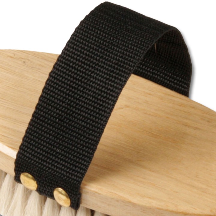 Brosse reluisante douce PM en poils de chèvre