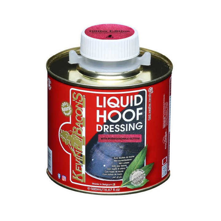 HUILE POUR SABOTS HOOF DRESSING PAILLETTES ROSE 500ML