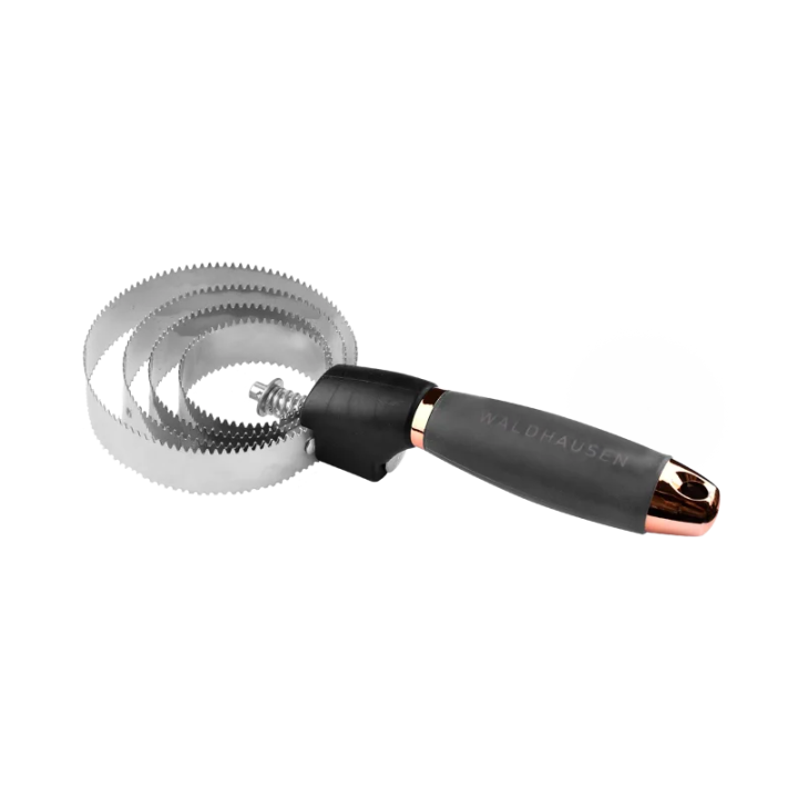 Etrille metallique ronde poignee gel
