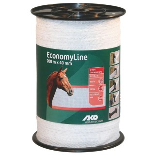 Ruban AKO Economy Line blanc 40 mm