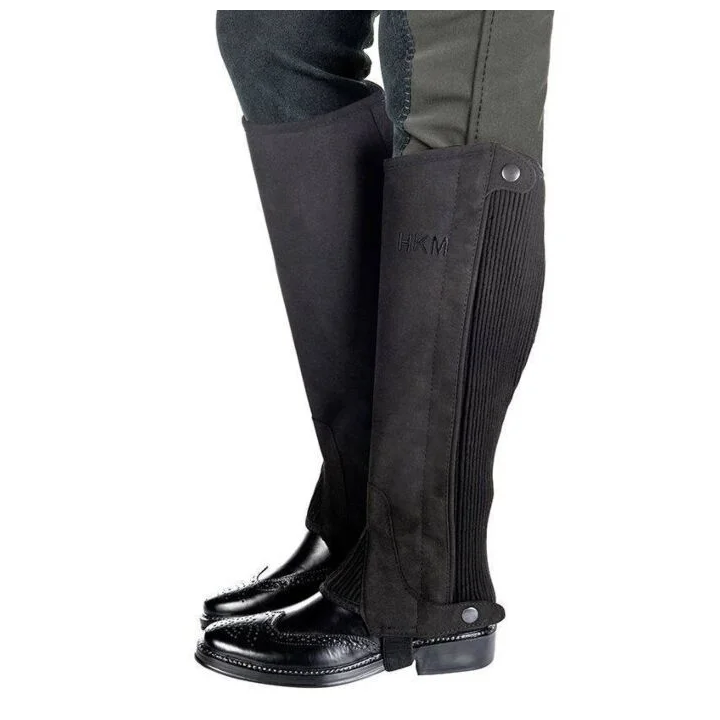 MINI CHAPS CUIR SUEDINE HKM