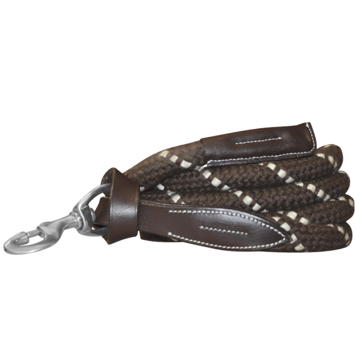 Longe corde canter boucles blanches
