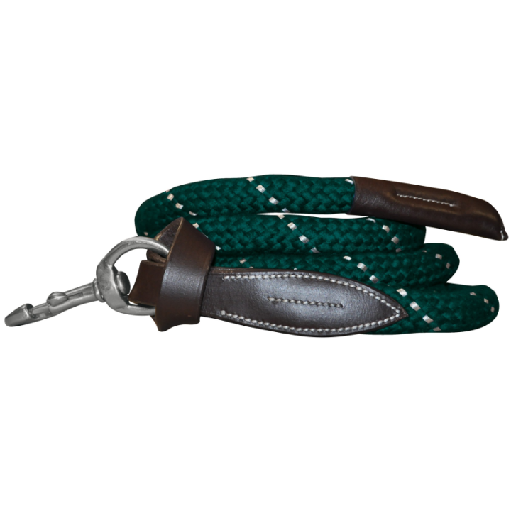 Longe corde canter boucles blanches