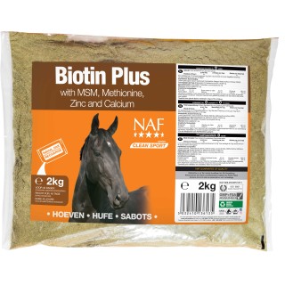 Biotine NAF 2kg - Santé des sabots cheval