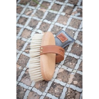Brosse douce penelope sangle cuir