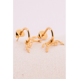 Boucles d'oreilles creoles leonie
