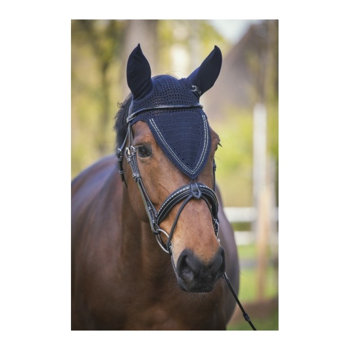 Bonnet anti mouches long Penelope strass