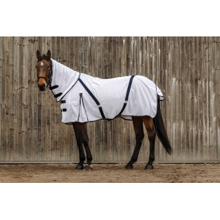 Chemise anti-insectes mesh blanc EQUI-THEME