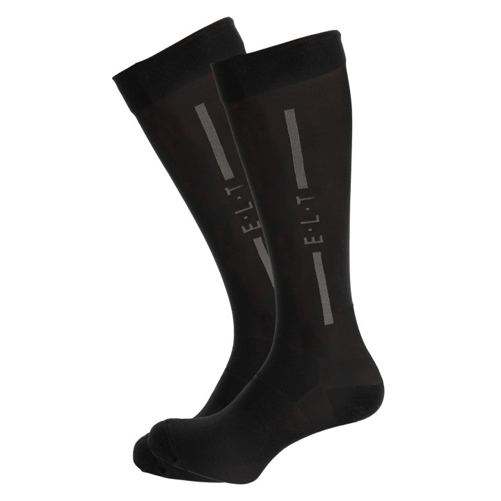 Chaussettes équitation performance noir ELT