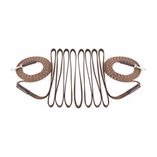 Lonues renes bicolore marron/beige