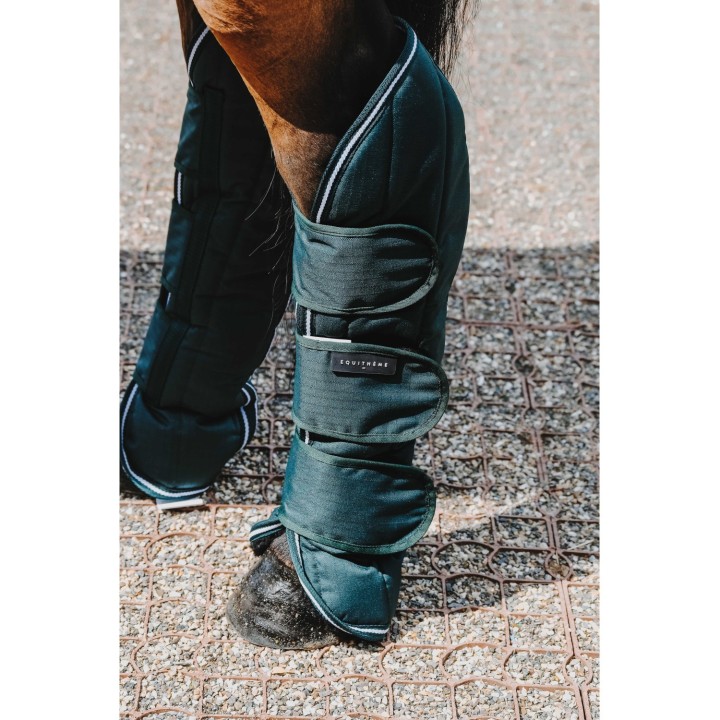 Guêtres transport Tyrex 600D vert poney EQUI-THEME