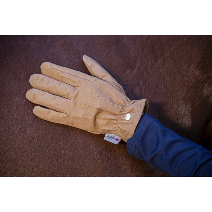 Gants cuir de travail equitheme