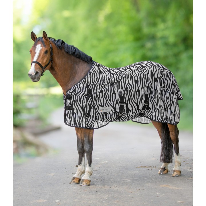 Chemise anti-mouches zebra pour cheval