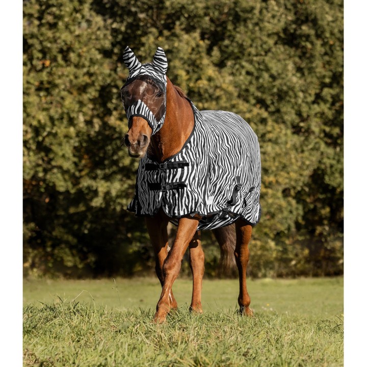 Chemise anti-mouches zebra pour cheval