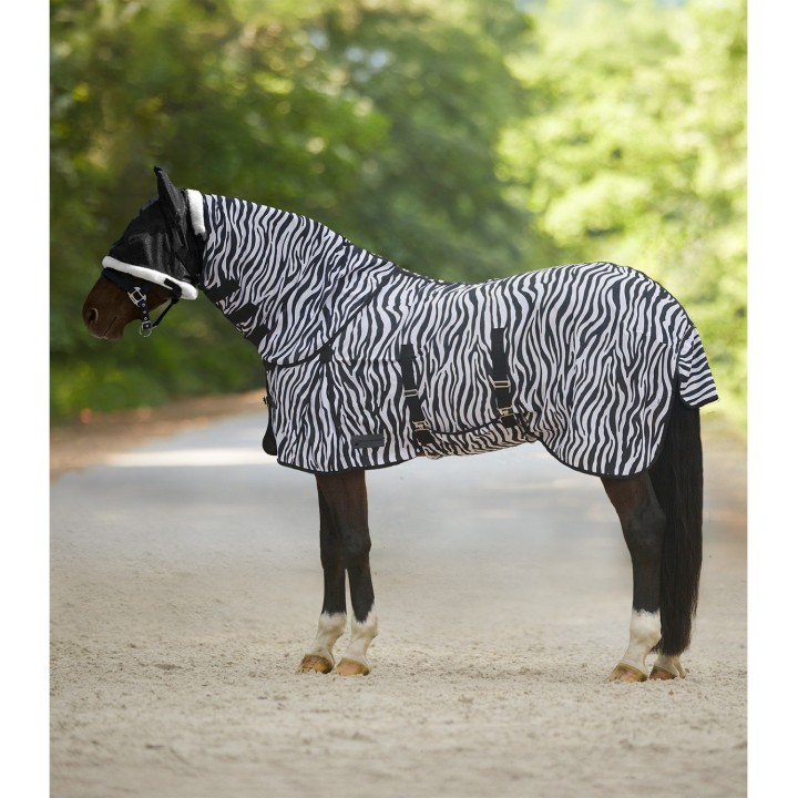 Chemise anti-mouches zebra pour cheval