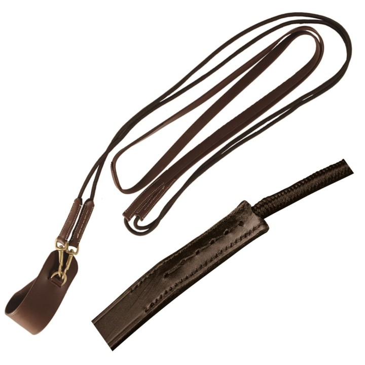 Rênes allemandes cuir/corde