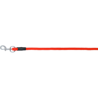 Longe attache clip rouge